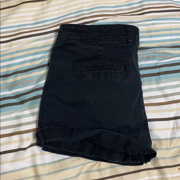 Black Skinny Boyfriend Shorts - Picture 2 of 2